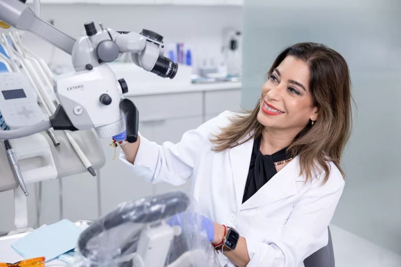 Dr G Dental Studio patient smiling